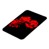 Rose im Dunkeln Magnet (Linke Seite)