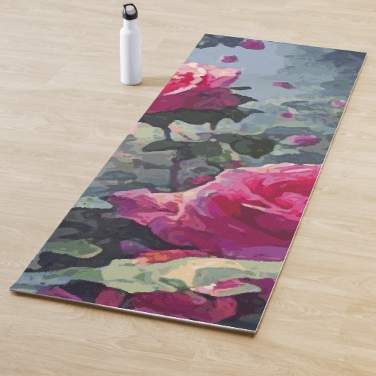 Rose im Frühjahr - Yoga Mat Yogamatte (Beispiel)