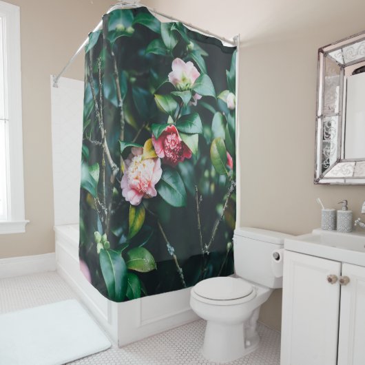 ROSE IM GARTEN DUSCHVORHANG (Beispiel)