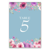 Rose im Gartenviertel Tischnummer (Rückseite)