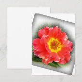 Rose im Herbst Dankeskarte (Vorne/Hinten)