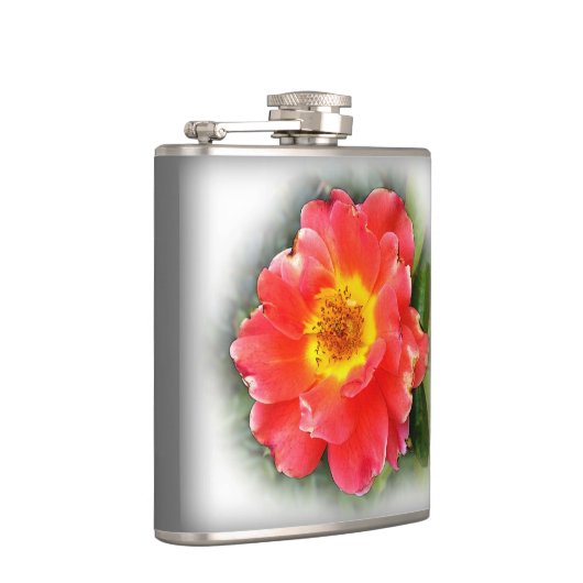 Rose im Herbst Flachmann (Rechts)