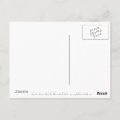 Rose im Herbst Kunst im Blumengarten Rustikale Blu Postkarte (Rückseite)