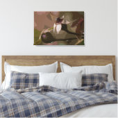 Rose im Herbst Leinwanddruck (Insitu (Schlafzimmer))
