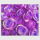 Rose im Hintergrund Valentinstag Symbol Geschenkpapier (Flach)