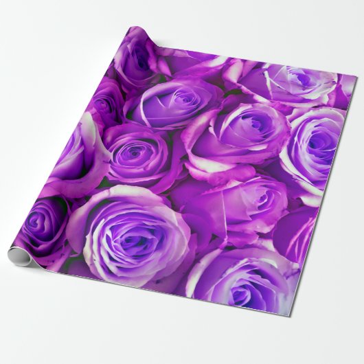 Rose im Hintergrund Valentinstag Symbol Geschenkpapier (Ungerollt)