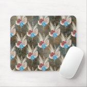 Rose im Lilien-Hintergrund Mousepad (Mit Mouse)