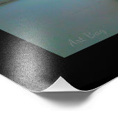 Rose im Sonnenlicht - Fotodruck (Ecke)