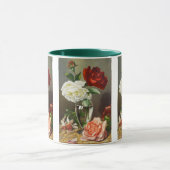 Rose im Vintagen Garten in einer Glasvase Tasse (Zentrum)