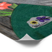 Rose im Wasserbad von Julia Hanna Poster (Ecke)