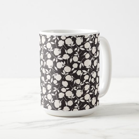 Rose im Wind Kaffeetasse (VorderseiteRechts)