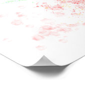 Rose im Wind Poster (Ecke)