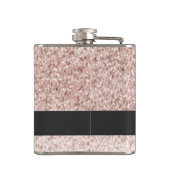 Rose Imitate Glitzer Sparkle Saft Flachmann (Rückseite)