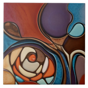 Rose Imitats aus festgehaltenem Glas Mosaik Abstra Fliese