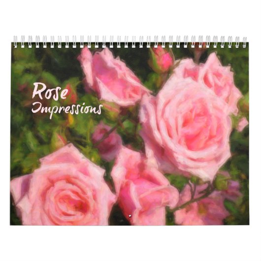 Rose Impressionen Kunst, Dichtung und Musik Kalender (Titelbild)