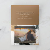 Rose in Aquarellfarben Foto dank Karte (Innenseite)