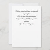 Rose in Bloom - Eleganter Geburtstag Einladung (Rückseite)