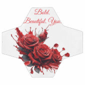 Rose in Bloom - Eleganter Geburtstag Fußball (Flach)