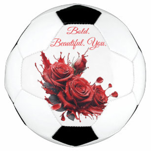 Rose in Bloom - Eleganter Geburtstag Fußball