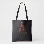 Rose in Brand Tasche (Vorderseite)
