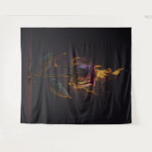 Rose in Brand Wandteppich (Vorderseite (Horizontal))