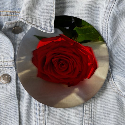 Rose in der Abenddämmerung Button (Beispiel)