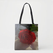 Rose in der Abenddämmerung Tasche (Vorderseite)