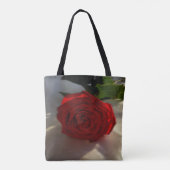 Rose in der Abenddämmerung Tasche (Rückseite)