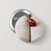 Rose in der Bibel Button (Vorne & Hinten)