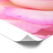 Rose in der Makroansicht Poster (Ecke)