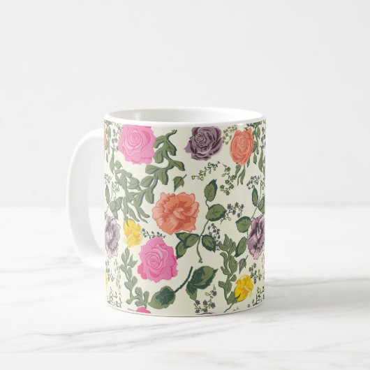 Rose in der Tasse Bloom (Vorderseite Links)