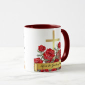 Rose in der Wüste Tasse (VorderseiteRechts)