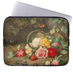 Rose in einem Korb - Josef Neugebauer Laptopschutzhülle