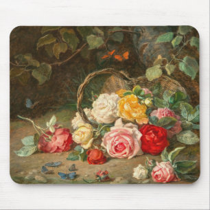 Rose in einem Korb - Josef Neugebauer Mousepad