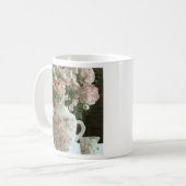 Rose in einem Teapot Kaffeetasse (Vorderseite Links)