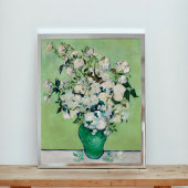 Rose in einer grünen Vase von Vincent van Gogh Fotodruck