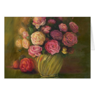 "Rose in einer Messingschüssel"