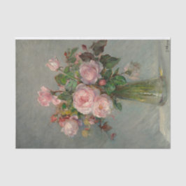 Rose in einer Vase Seidenpapier