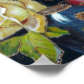 Rose in einer Vase Vintag Poster (Ecke)