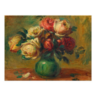 Rose in einer Vase von Pierre-Auguste Renoir Fotodruck