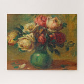 Rose in einer Vase von Pierre-Auguste Renoir Puzzle (Horizontal)