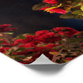 Rose in Gelb Poster (Ecke)