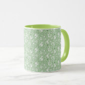Rose in hellgrün tasse (VorderseiteRechts)