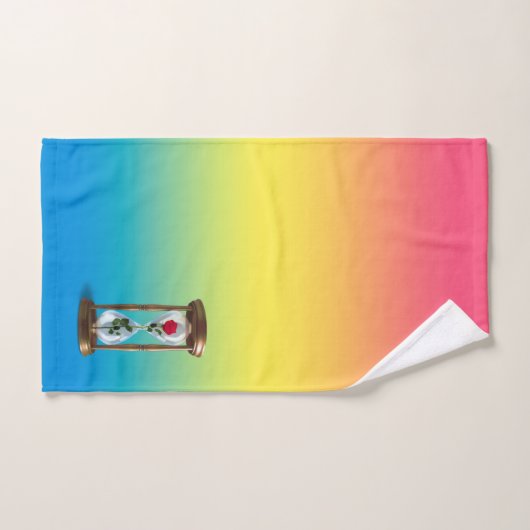 Rose in Hourglass Badhandtuch Set (Handtuch)