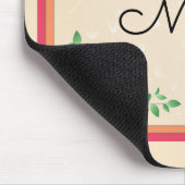 Rose in Ländermousepad mit Frame Name Mousepad (Ecke)