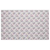 Rose in Lila und blauer Farbe Stoff (Fat Quarter (45,7 x 55,9 cm))