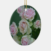 Rose in Pastellrosa Keramik Ornament (Rechts)