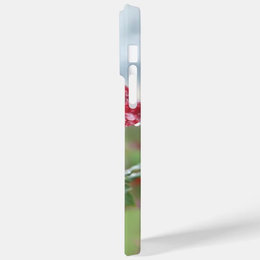 Rose in Regentropfen Case-Mate iPhone Hülle (Rückseite / Links)