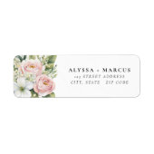 Rose in Rosa Blumenkolornamen (Vorne)