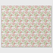 Rose in Rosa Geschenkpapier (Flach)